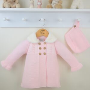 Pex Tamsin coat & hat b0772 pink