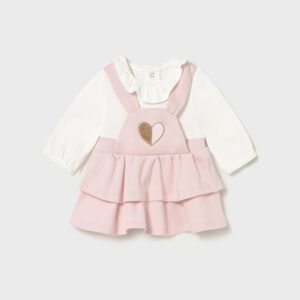 Mayoral dungaree skirt baby rose 2801 095