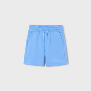 Mayoral sky blue basic fleece shorts 611 088