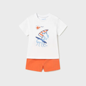 Mayoral ocean shorts set 1671 049 orange