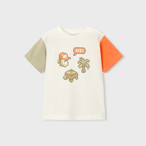 Mayoral orange t-shirt 3076 078