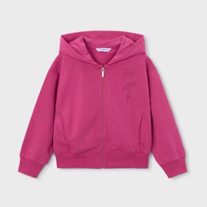Mayoral Petal zipped hoodie 3457 041
