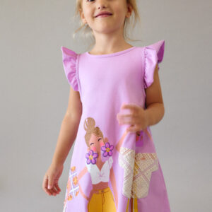 Mayoral dress Lilac 3934 086