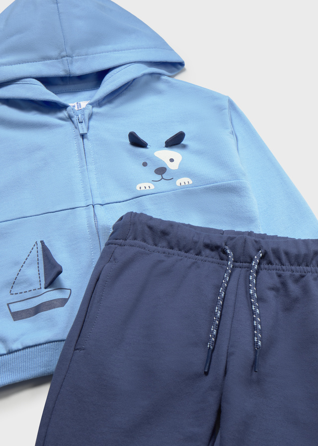 Mayoral sky blue tracksuit with t-shirt 1833 71 - Image 4