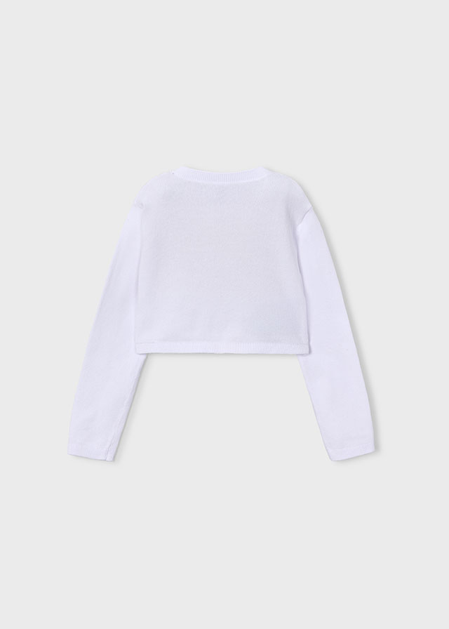 Mayoral white cardigan 321 89 - Image 3