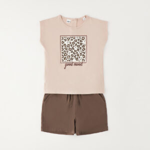 I DO animal print short set G556 1027