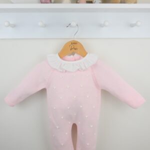 Pex snowy knit romper b1049
