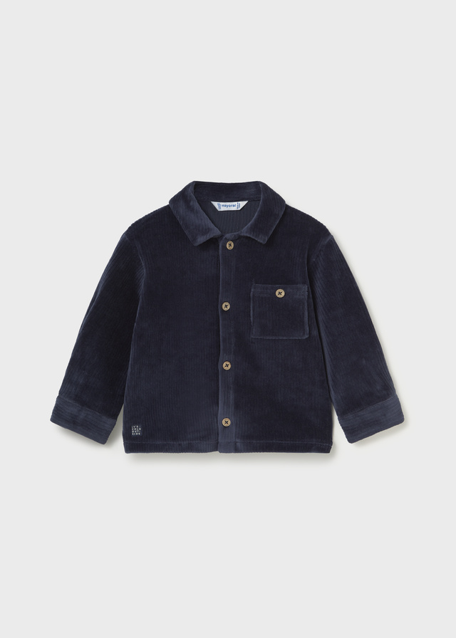 Mayoral navy soft cord shirt 2107 48