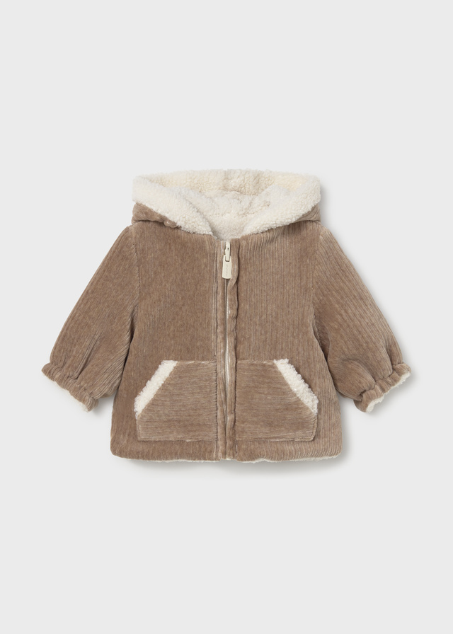 Mayoral reversible coat truffle 2412 057