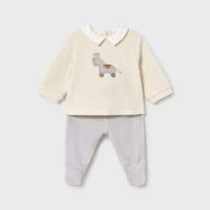 Mayoral velour 2 piece set 2518 71