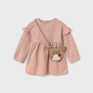 Mayoral dress with mouse bag 2936 89