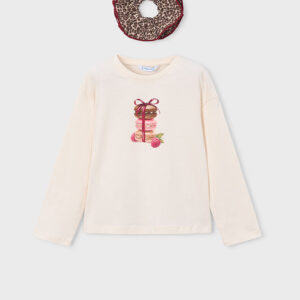 Mayoral top with hair bobble 4028 78 123