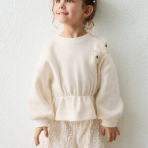 Mayoral sequin shorts and jumper set 4231 48 soja