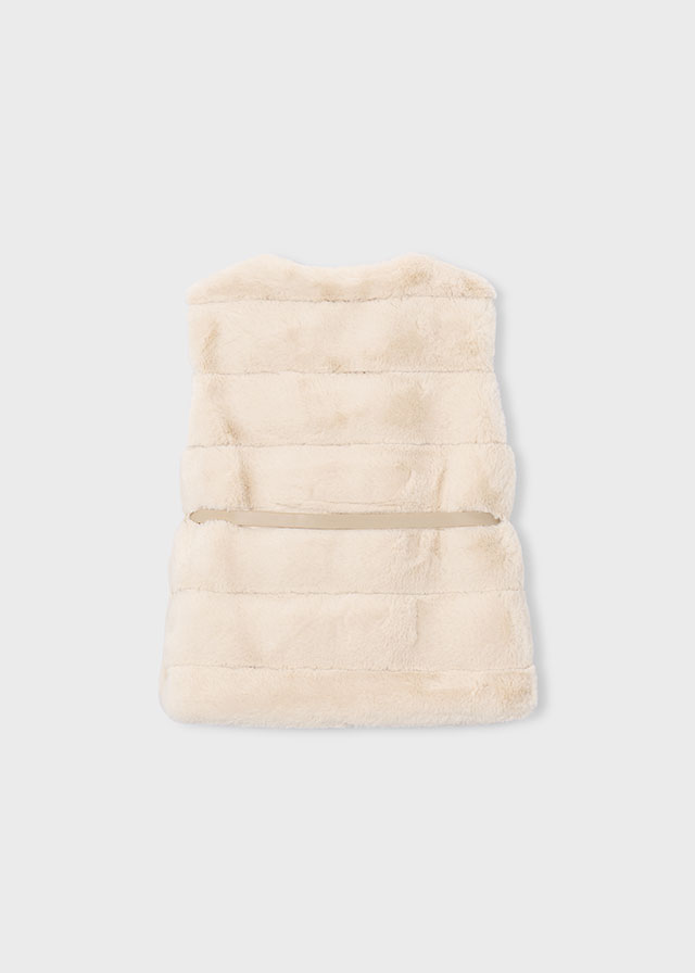 Mayoral gilet with belt 4328 65 semilla - Image 2