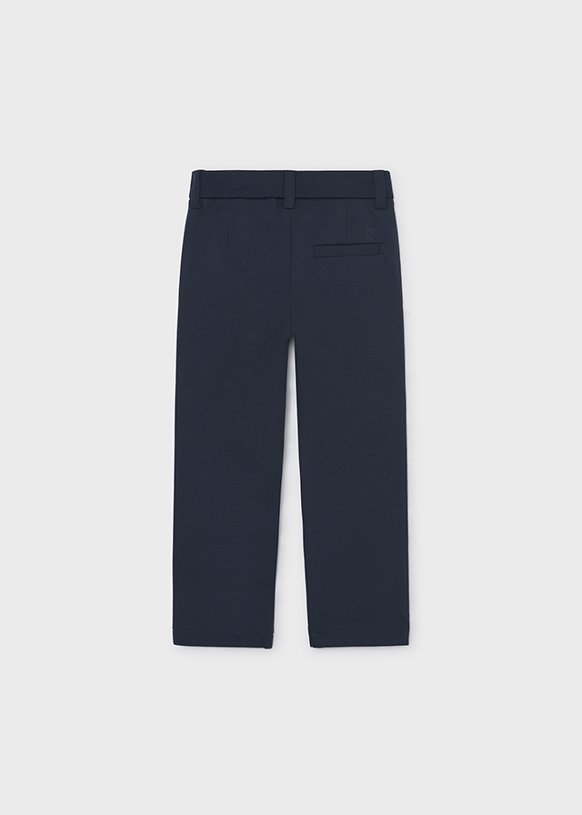 Mayoral navy soft chino elasticated adjustable waist 4515 97 - Image 2