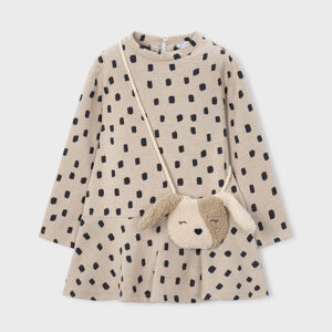 Mayoral dress with puppy handbag 4912 10