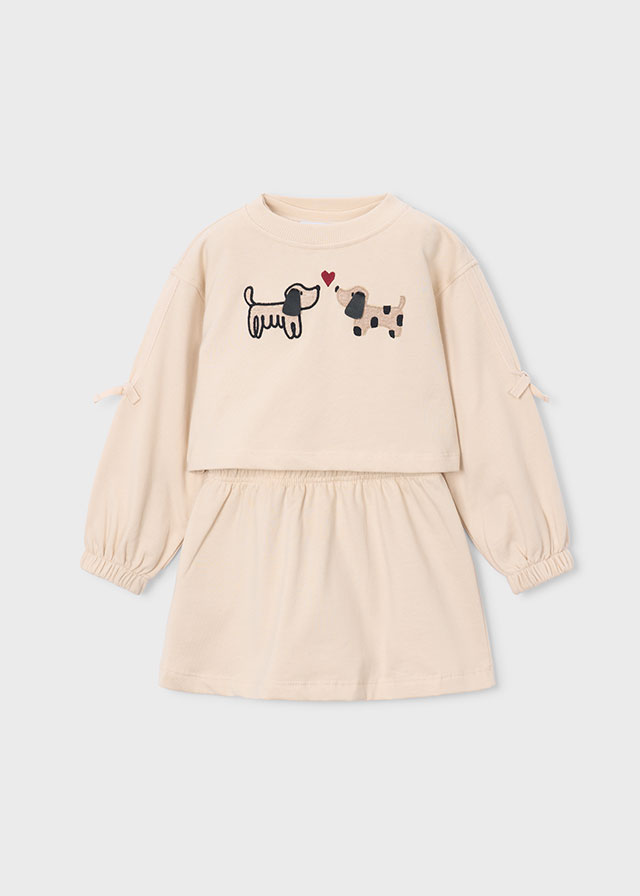 Mayoral dog jumper and dress 4917 17