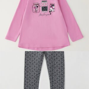I DO leggings set pink H361 2415