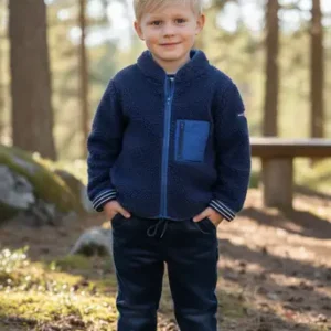 Ben & Lola Caspian Navy Borg Jacket